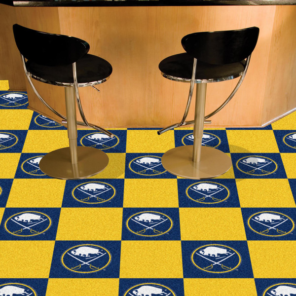 NHL - Buffalo Sabres Team Carpet Tiles 18"x18" tiles