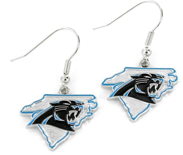 Carolina Panthers Earrings State Design