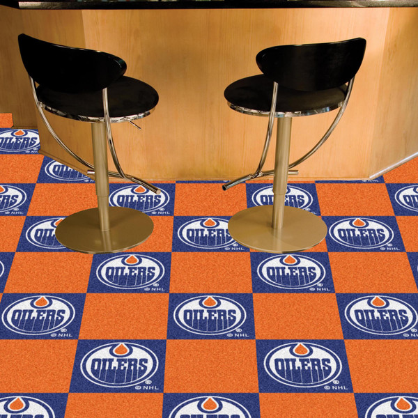 NHL - Edmonton Oilers Team Carpet Tiles 18"x18" tiles