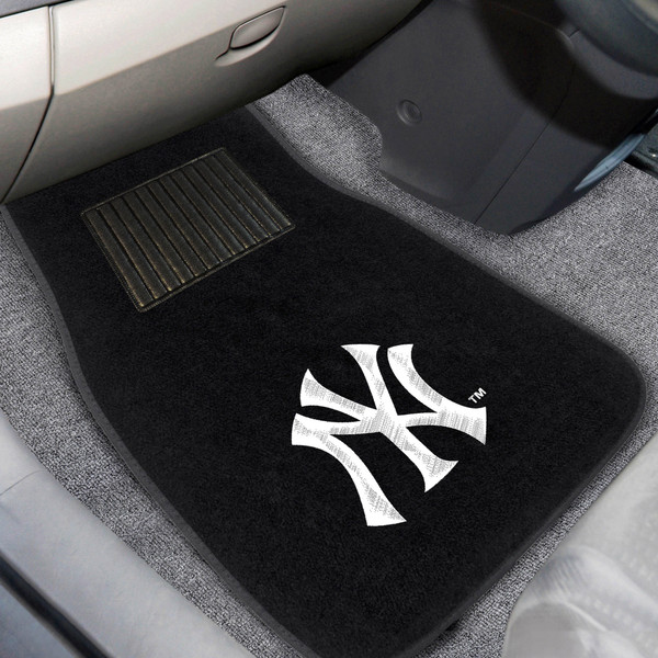 MLB - New York Yankees 2-pc Embroidered Car Mat Set 17"x25.5"