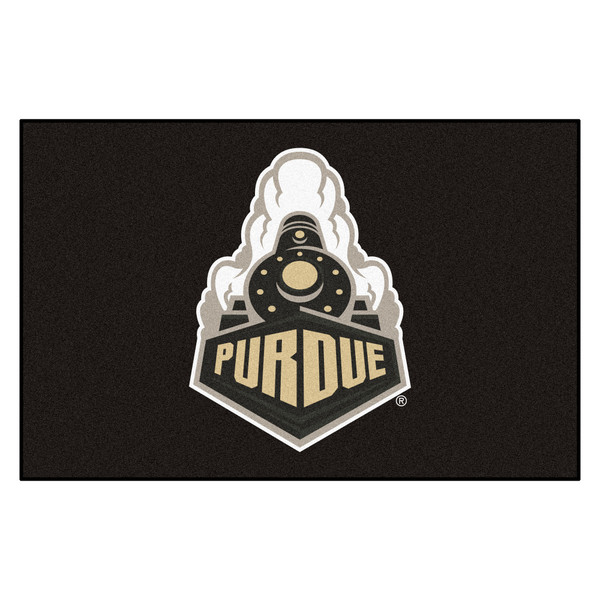 Purdue University - Purdue Boilermakers Ulti-Mat Train Secondary Logo Black