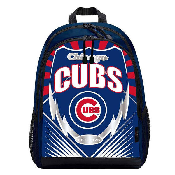 Chicago Cubs Backpack Lightning Style
