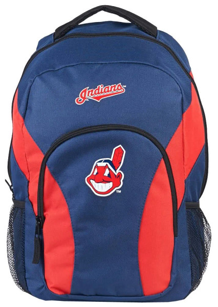 Cleveland Indians Backpack Draftday Style Navy and Red