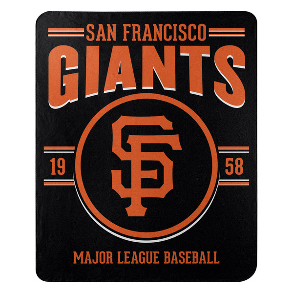San Francisco Giants Blanket 50x60 Fleece Southpaw Design
