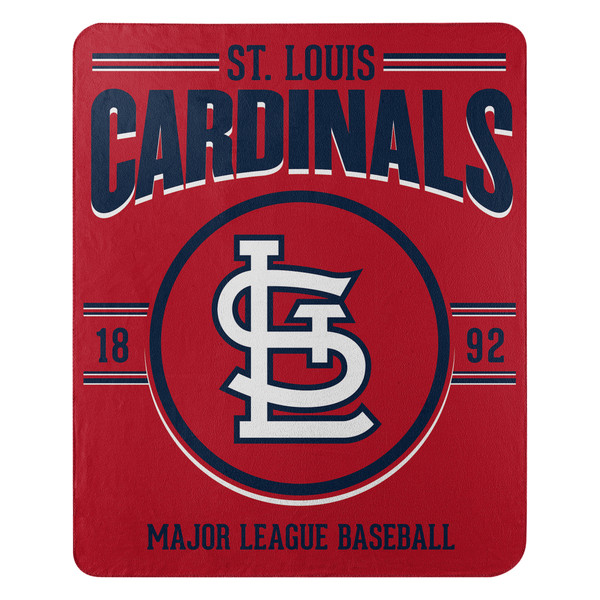 St. Louis Cardinals Blanket 50x60 Fleece Southpaw Design