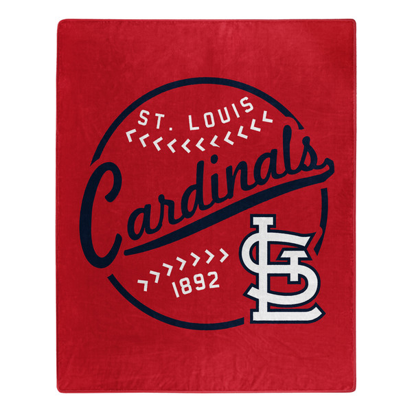 St. Louis Cardinals Blanket 50x60 Raschel Moonshot Design