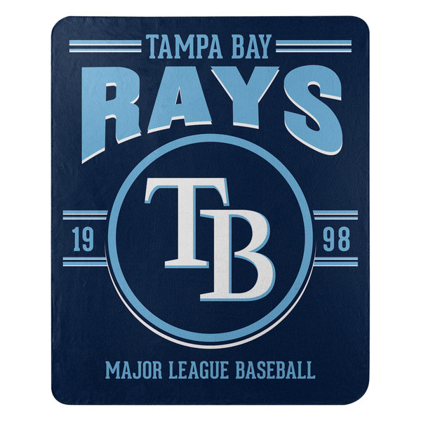 Tampa Bay Rays Blanket 50x60 Fleece Southpaw Design