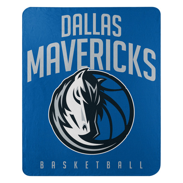 Dallas Mavericks Blanket 50x60 Fleece Layup Design