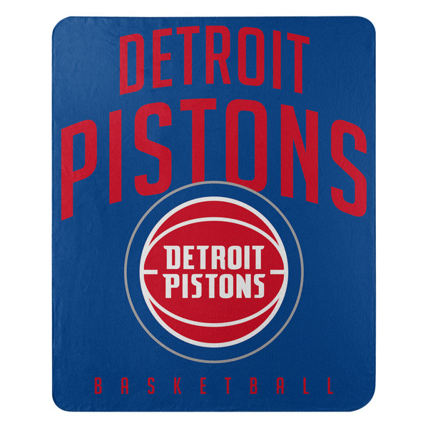 Detroit Pistons Blanket 50x60 Fleece Lay Up Design