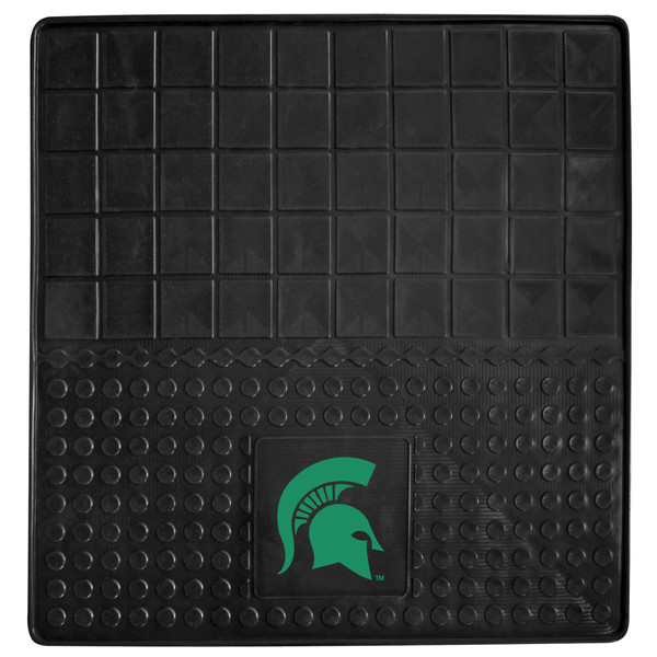 Michigan State University - Michigan State Spartans Heavy Duty Vinyl Cargo Mat Spartan Primary Logo Black