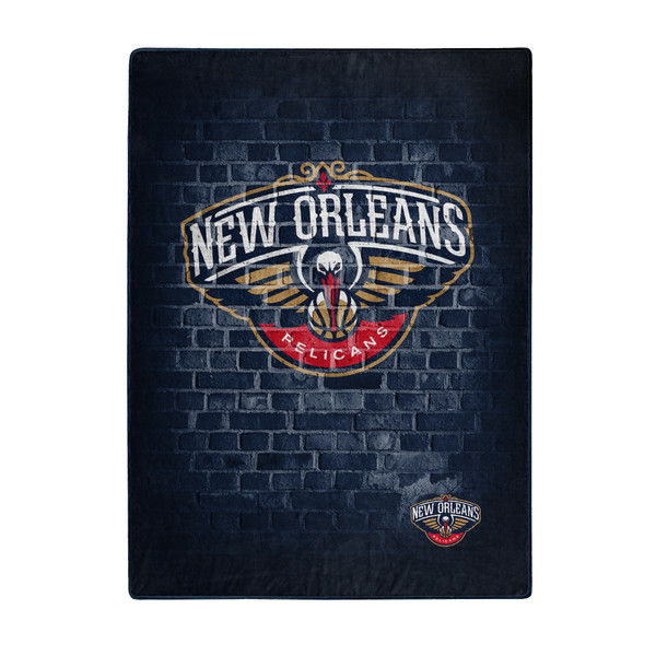 New Orleans Pelicans Blanket 60x80 Raschel Street Design