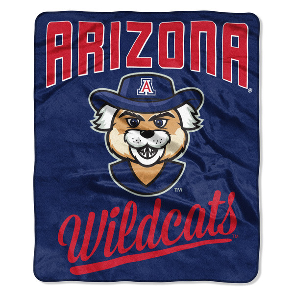 Arizona Wildcats Blanket 50x60 Raschel Alumni Design