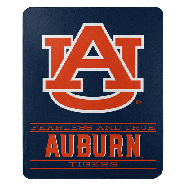 Auburn Tigers Blanket 50x60 Fleece Control Design