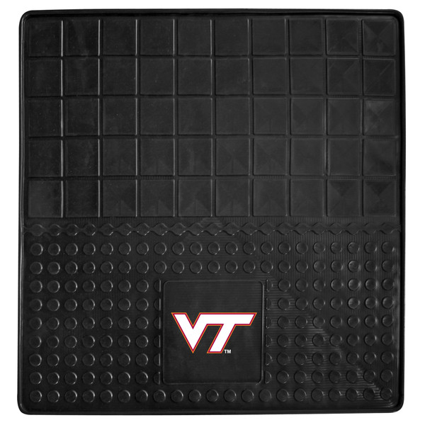 Virginia Tech - Virginia Tech Hokies Heavy Duty Vinyl Cargo Mat VT Primary Logo Black