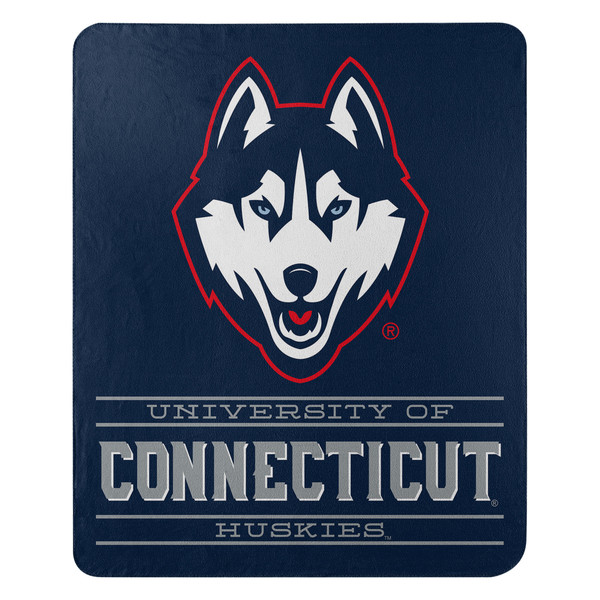 Connecticut Huskies Blanket 50x60 Fleece Control Design