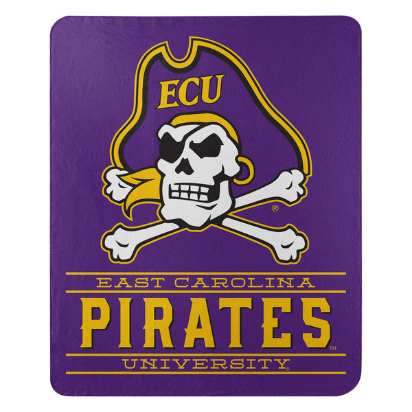 East Carolina Pirates Blanket 50x60 Fleece Control Design