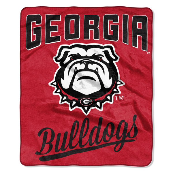 Georgia Bulldogs Blanket 50x60 Raschel Alumni Design