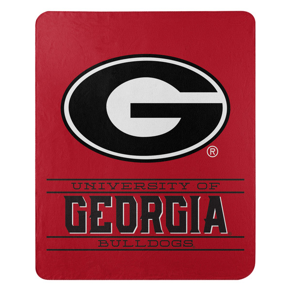 Georgia Bulldogs Blanket 50x60 Fleece Control Design