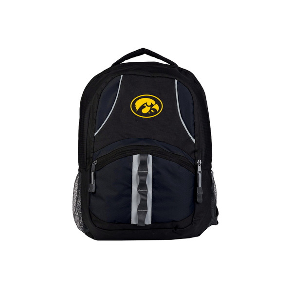 Iowa Hawkeyes Backpack Captain Style Black and Black