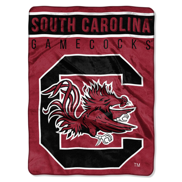 South Carolina Gamecocks Blanket 60x80 Raschel Basic Design