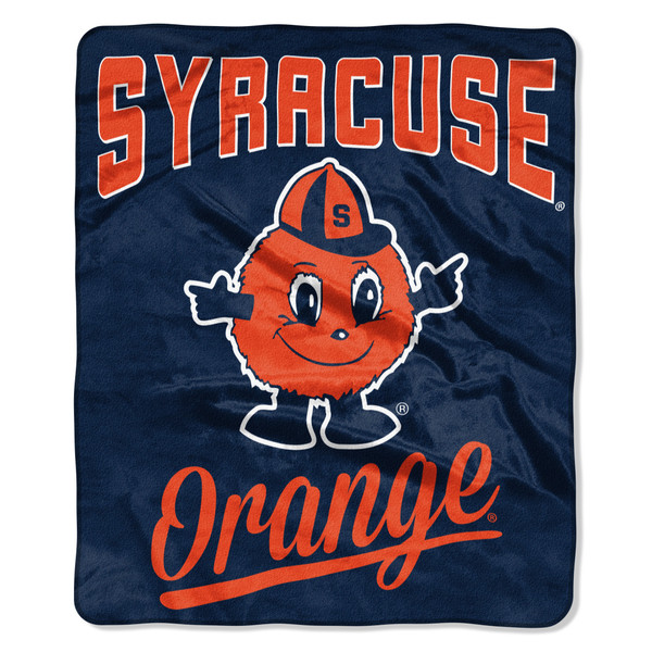 Syracuse Orange Blanket 50x60 Raschel Alumni Design