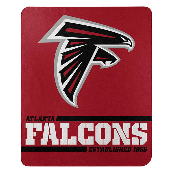 Atlanta Falcons Blanket 50x60 Fleece Split Wide Design