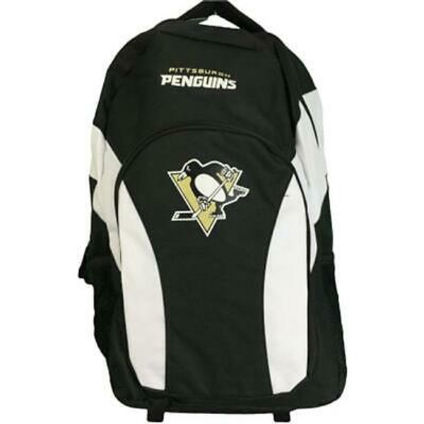Pittsburgh Penguins Backpack Draftday Style Black