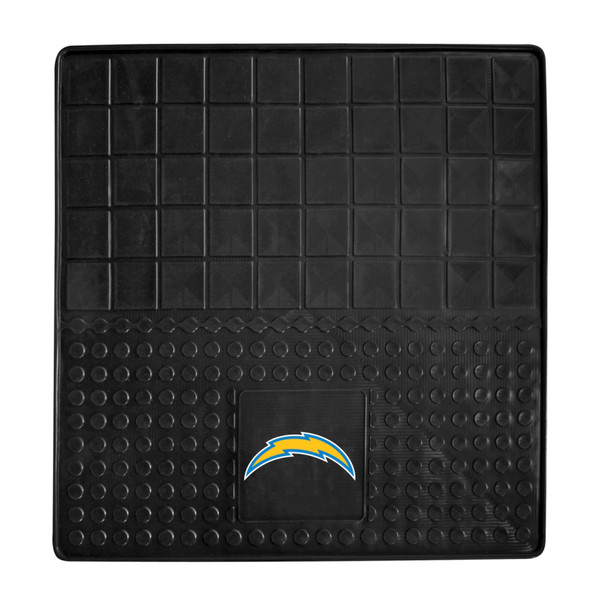 Los Angeles Chargers Heavy Duty Vinyl Cargo Mat Bolt Primary Logo Black