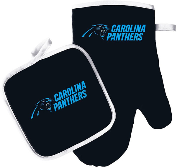 Carolina Panthers Oven Mitt and Pot Holder Set