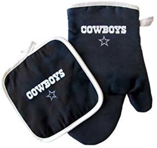 Dallas Cowboys Oven Mitt and Pot Holder Set
