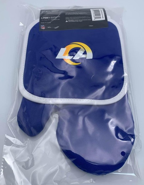 Los Angeles Rams Oven Mitt and Pot Holder Set