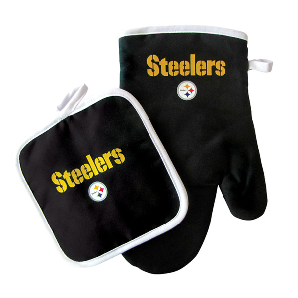 Pittsburgh Steelers Oven Mitt and Pot Holder Set