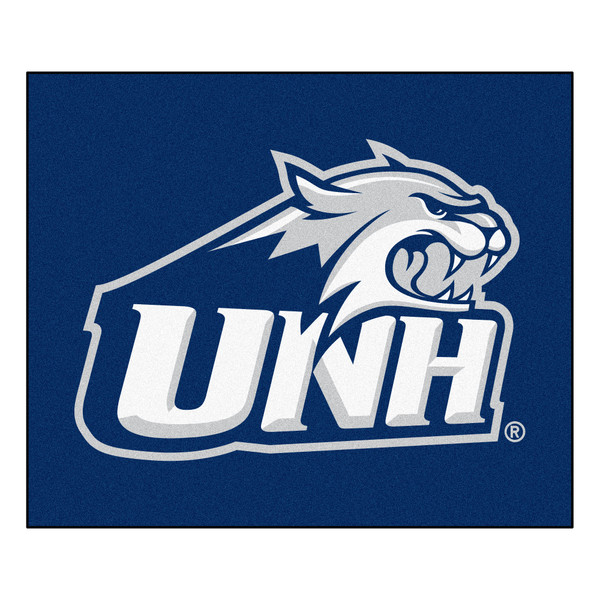 University of New Hampshire - New Hampshire Wildcats Tailgater Mat "Wildcat Head & UNH" Logo Navy
