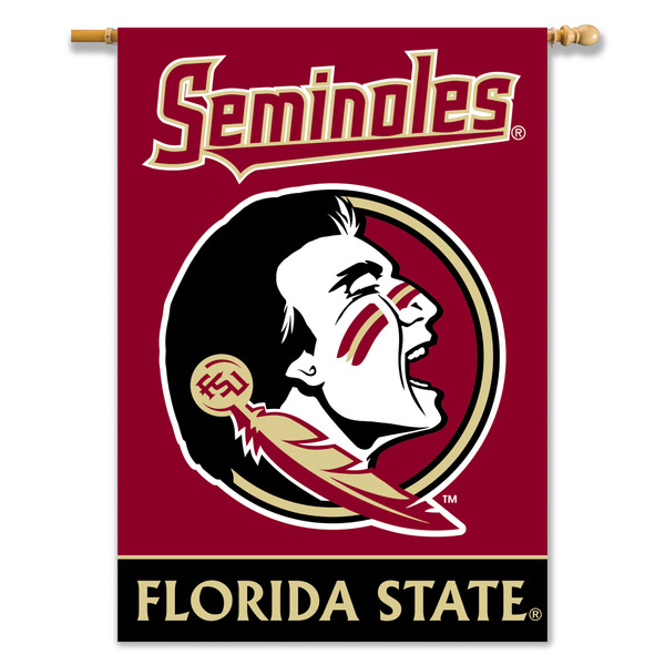 Florida State Seminoles 2-Sided 28" X 40" Banner W/ Pole Sleeve
