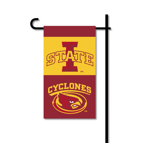 Iowa State Cyclones Mini Garden Flag w/ Pole
