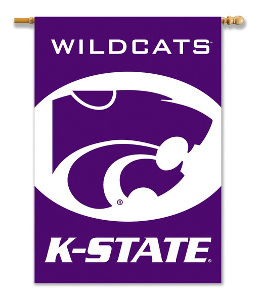 Kansas State Wildcats  2-Sided 28" X 40" Banner W/ Pole Sleeve