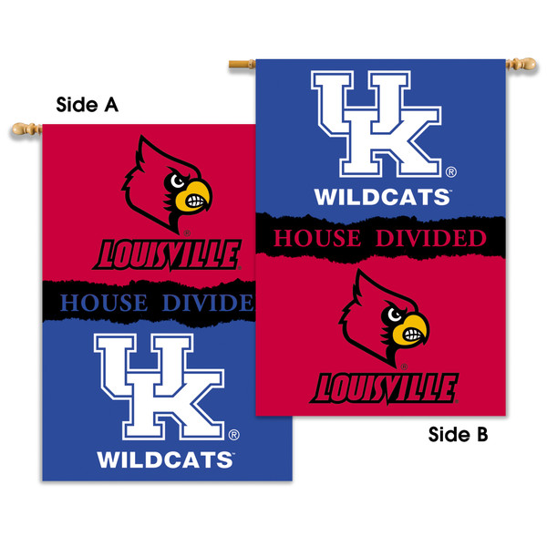 Kentucky - Louisville 2-Sided 28" X 40" Banner W/ Pole Sleeve House Divided