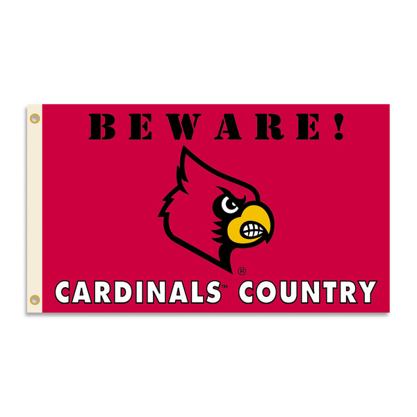 Louisville Cardinals 3 Ft. X 5 Ft. Flag W/Grommets - Country