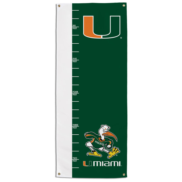 Miami Hurricanes Growth Chart Banner