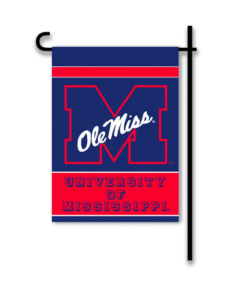 Mississippi Rebels 2-Sided Garden Flag