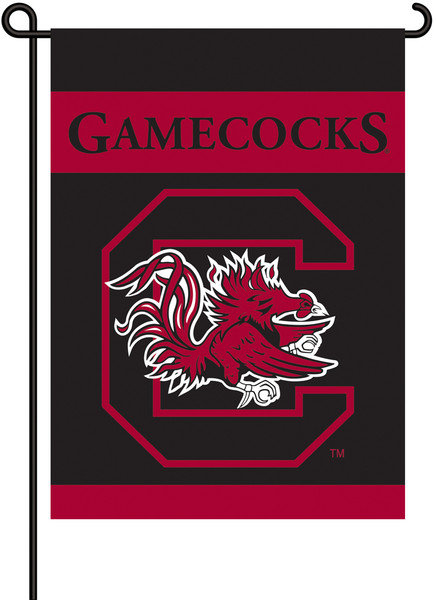 S. Carolina Game Cocks 2-Sided Garden Flag