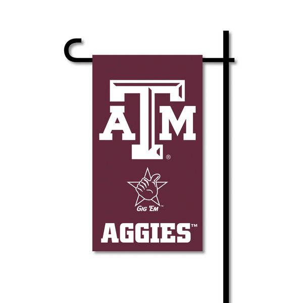 Texas A&M Aggies Mini Garden Flag w/ Pole