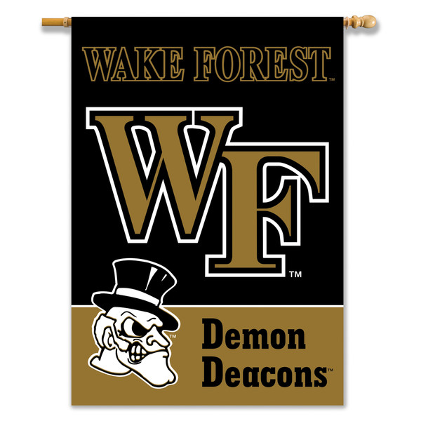 Wake Forest 2-Sided 28" X 40" Banner W/ Pole Sleeve