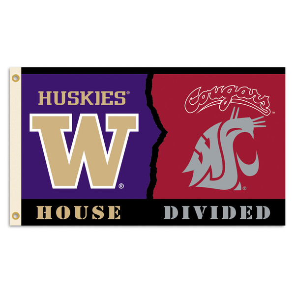 Washington - Washington St. 3 Ft. X 5 Ft. Flag W/Grommets - Rivalry House Divided