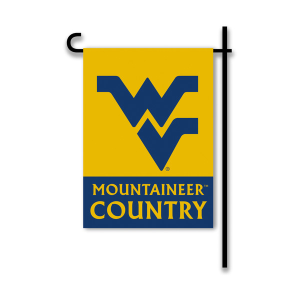 West Virginia Mountaineers 2-Sided Country Garden Flag