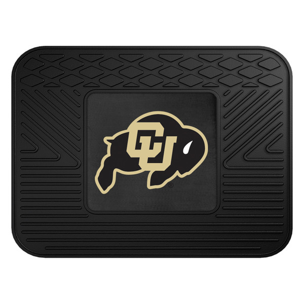 University of Colorado - Colorado Buffaloes Utility Mat CU Buffalo Primary Logo Black