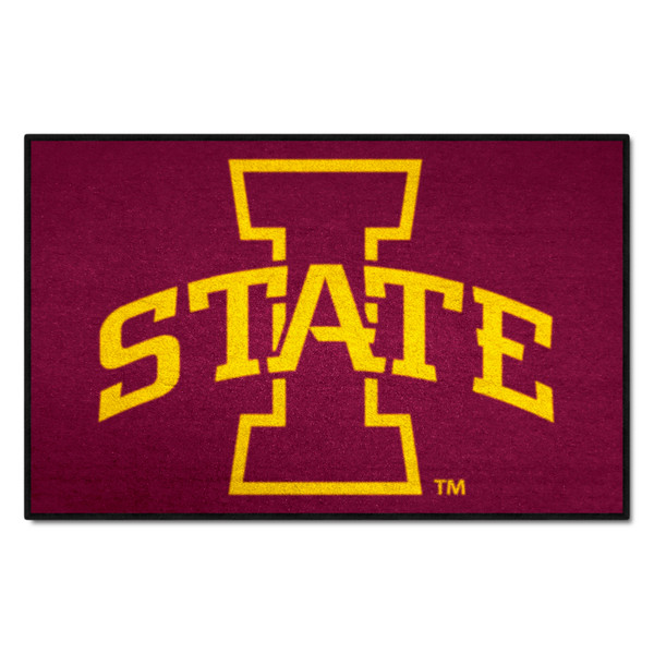 Iowa State University - Iowa State Cyclones Starter Mat I STATE Primary Logo Red