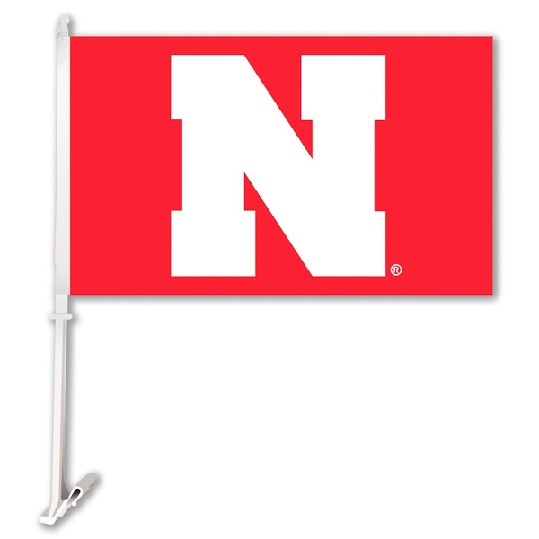 Nebraska Cornhuskers Car Flag