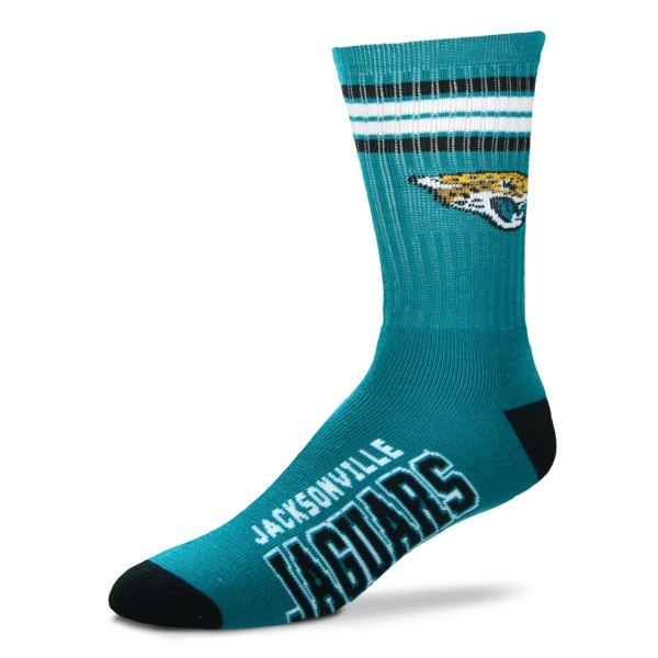 Jacksonville Jaguars 4 Stripe Deuce Socks Pair