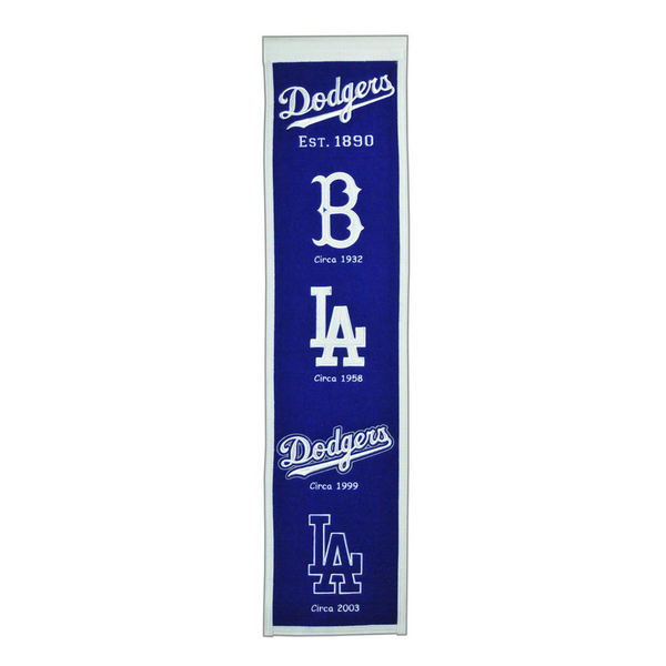 Los Angeles Dodgers Winning Streak Heritage Banner